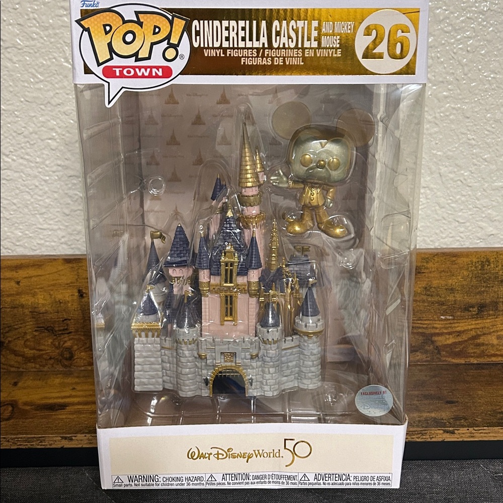 Walt Disney World 50th anniversary Cinderella castle Funko pop